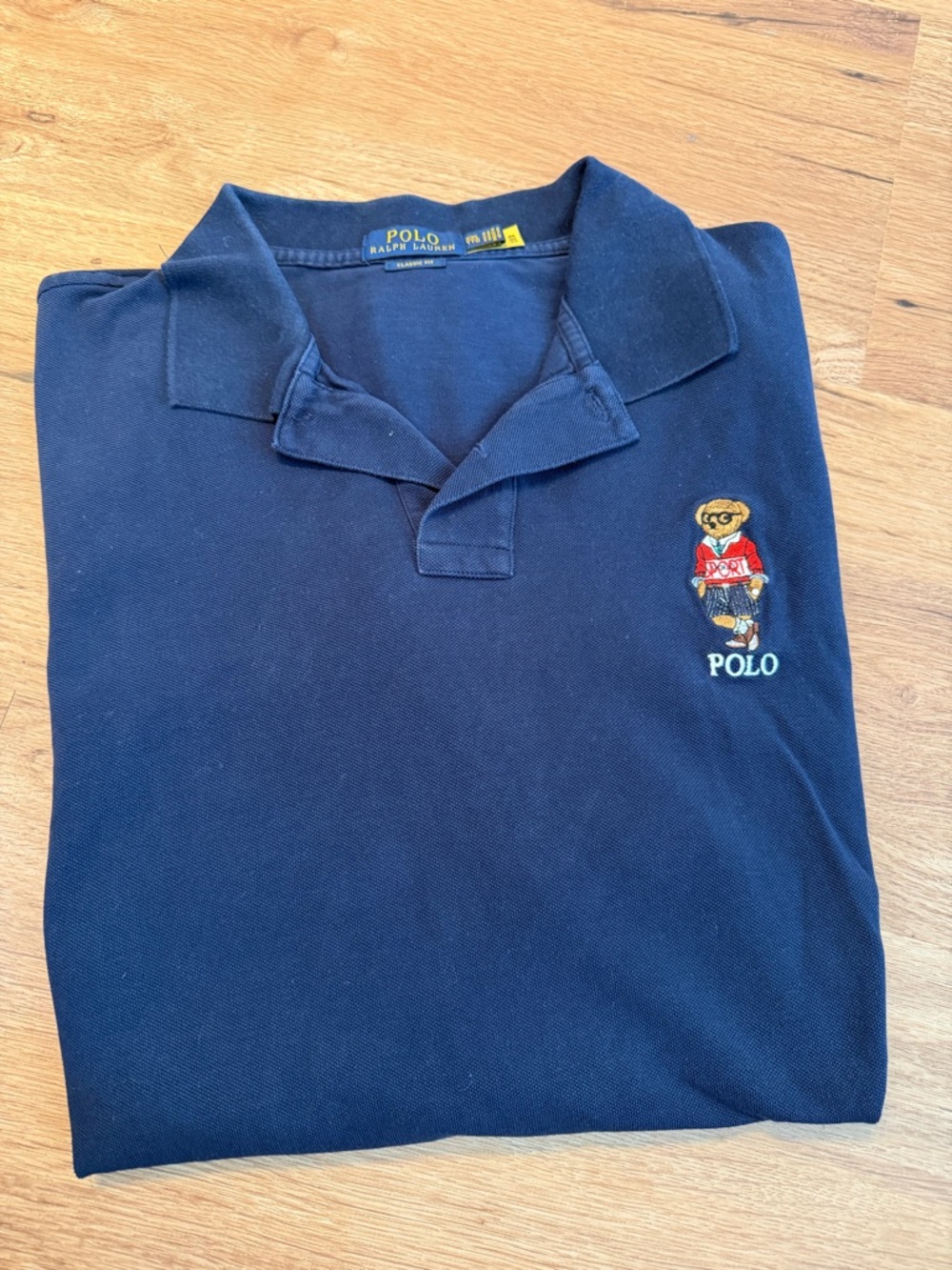 Polo by Ralph Lauren Navy Short-Sleeve Bear Polo